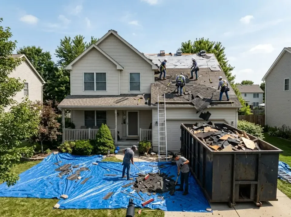 roof-replacement-debris-remova-004 — frequently asked questions, Cheapest Dumpster Rentals in Island Walk, FL